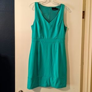 Cynthia Rowley Turquoise Racerback stretchy dress